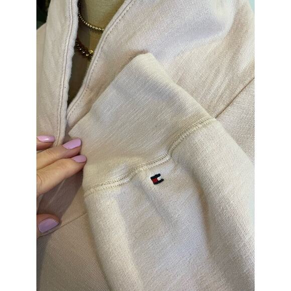 TOMMY HILFIGER Light Pink Cowl Neck Pullover Shirt Top L - Picture 5 of 10